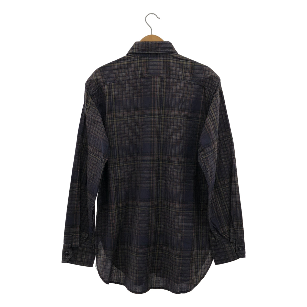 Engineered Garments | 馬德拉斯格紋工作襯衫 | XS | 海軍藍 | 男款