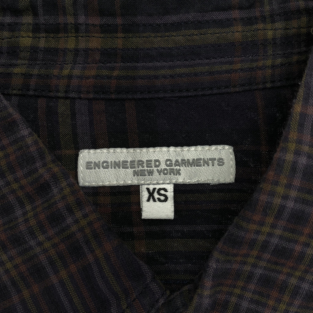 Engineered Garments / 엔지니어드 가멘츠 | WORK SHIRT MADRAS CHECK 워크 셔츠 마드라스 체크 | XS |