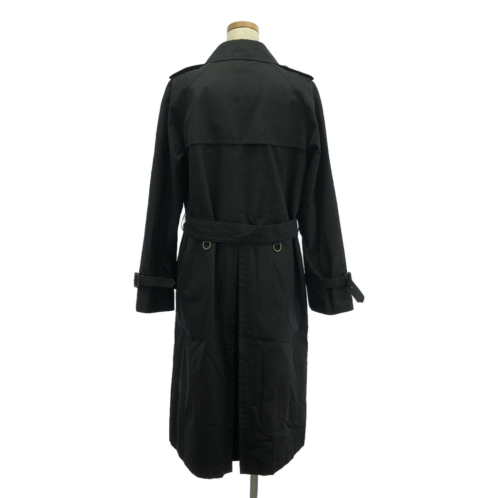 AQUASCUTUM / アクアスキュータム | NEW AQUA 5 ライナー付 コットン トレンチ コート | ブラック | レディース