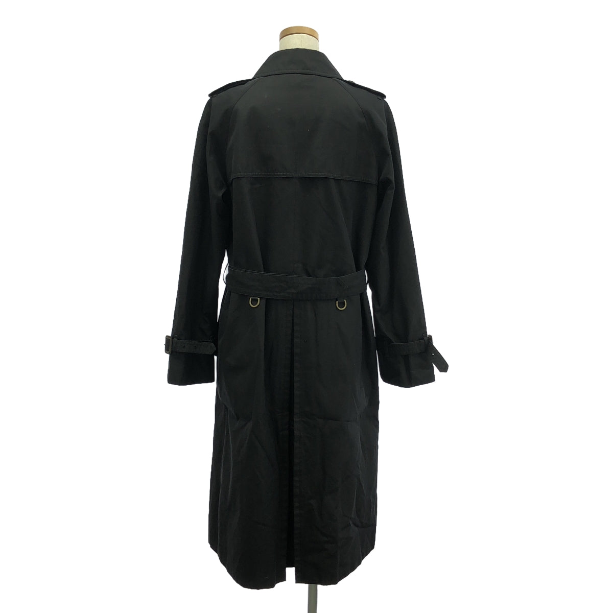 AQUASCUTUM / アクアスキュータム | NEW AQUA 5 ライナー付 コットン トレンチ コート | ブラック | レディース