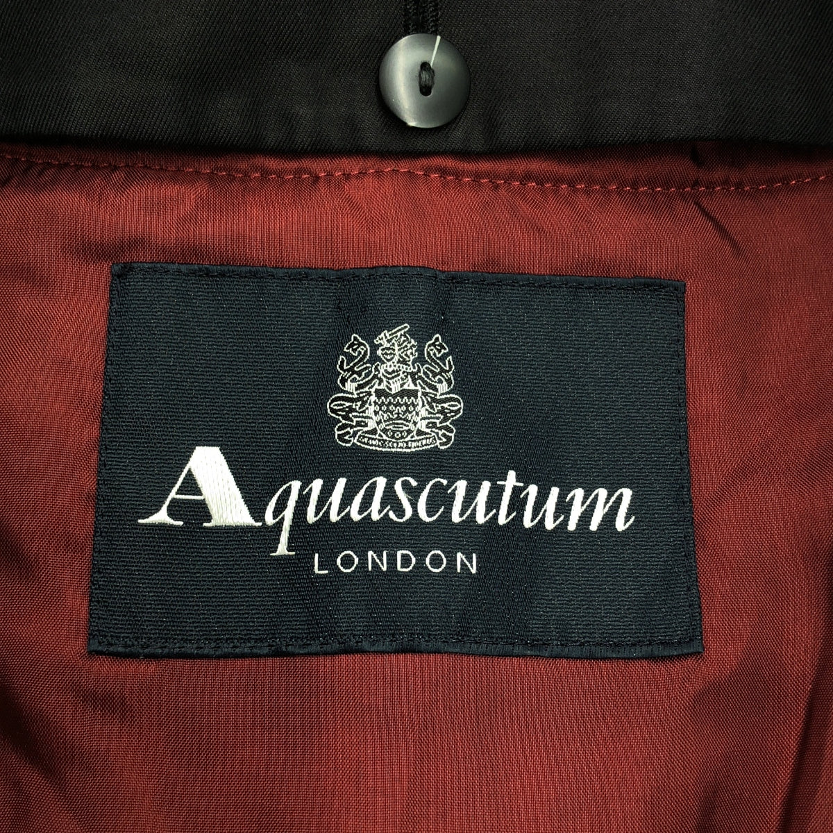 AQUASCUTUM / アクアスキュータム | NEW AQUA 5 ライナー付 コットン トレンチ コート | ブラック | レディース