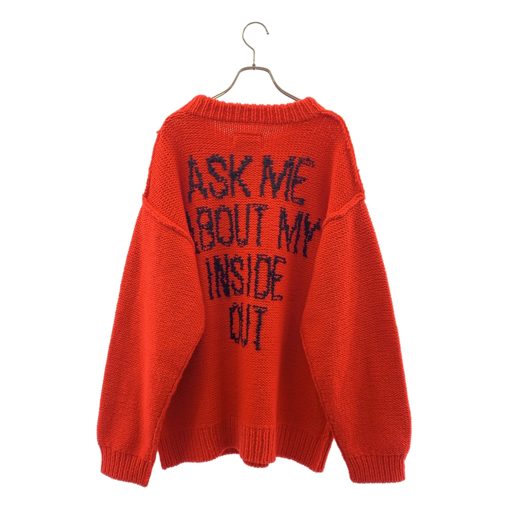 雙排扣上衣 | 手工提花羊毛針織套頭衫 | S |