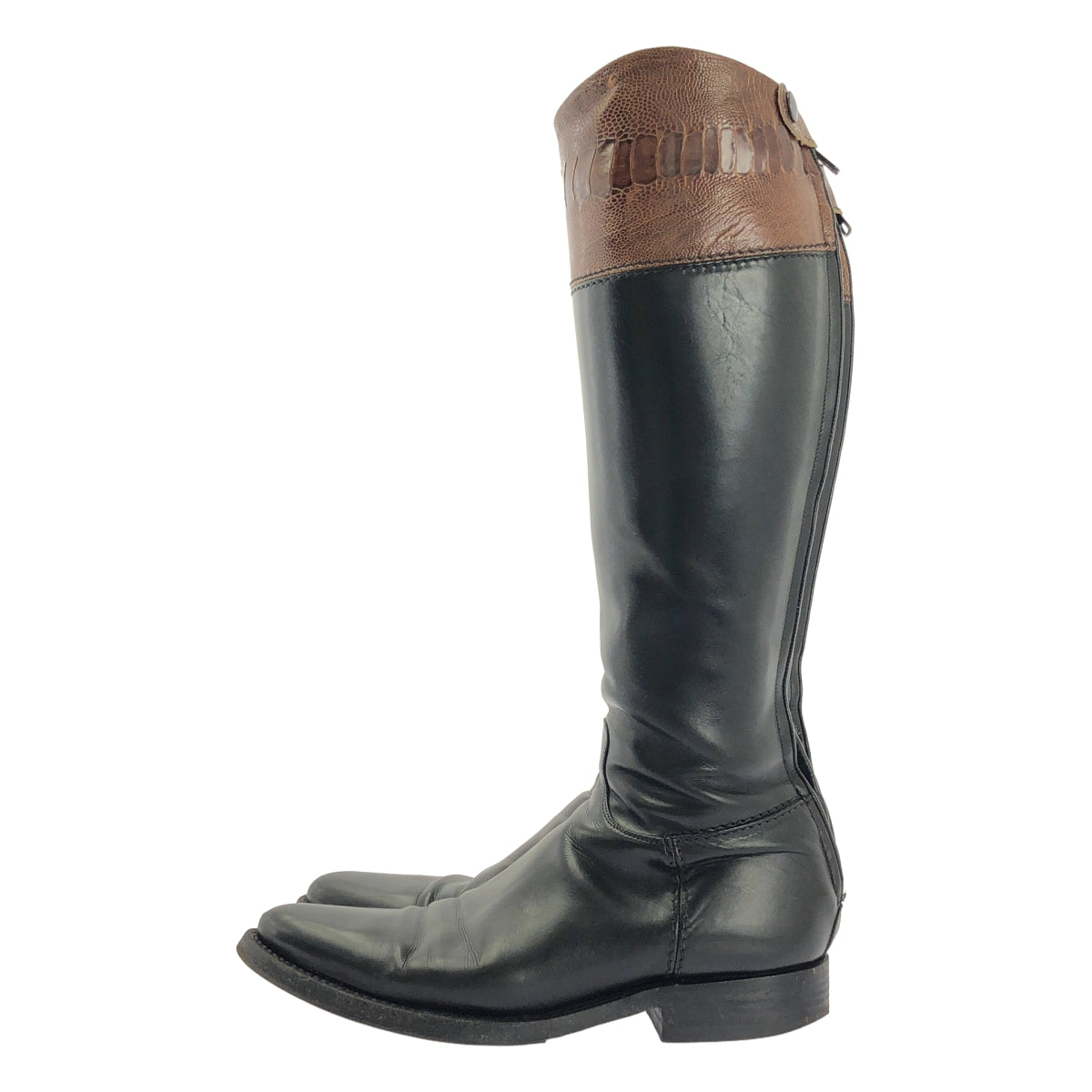 ALBERTO FASCIANI / アルベルトファッシャーニ | レザー 乗馬 ロングブーツ | 38 | レディース