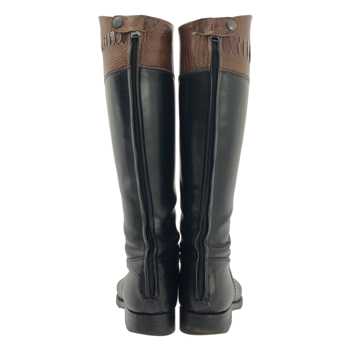 ALBERTO FASCIANI / アルベルトファッシャーニ | レザー 乗馬 ロングブーツ | 38 | レディース
