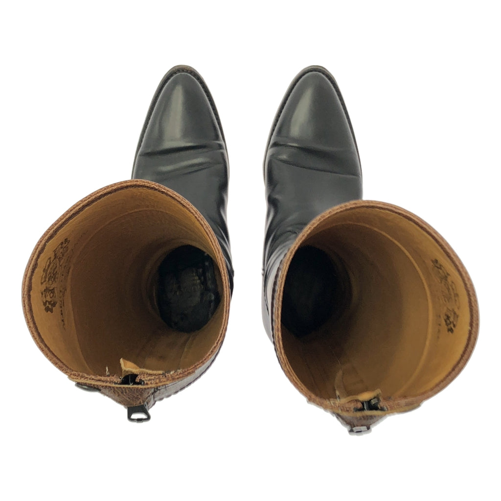 ALBERTO FASCIANI / アルベルトファッシャーニ | レザー 乗馬 ロングブーツ | 38 | レディース