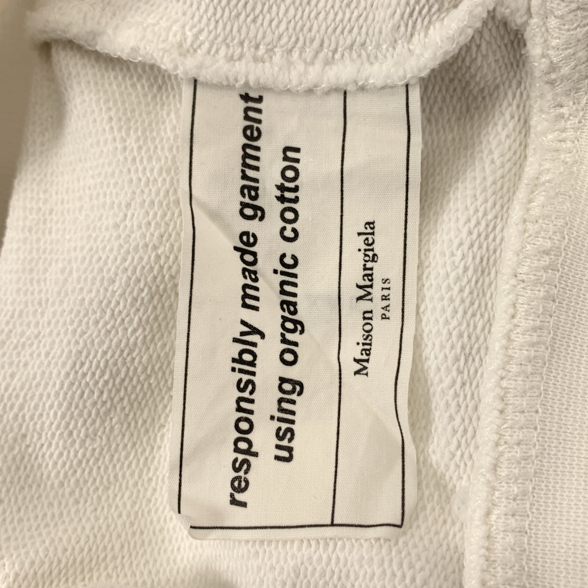 Maison Margiela | 皮革手肘貼片衛衣 | 尺寸 46 | 男款