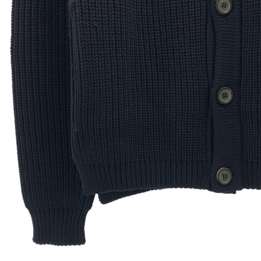 LANVIN / 람방 | 울 리브 로우 게이지 니트 카디건 | XS | 남성