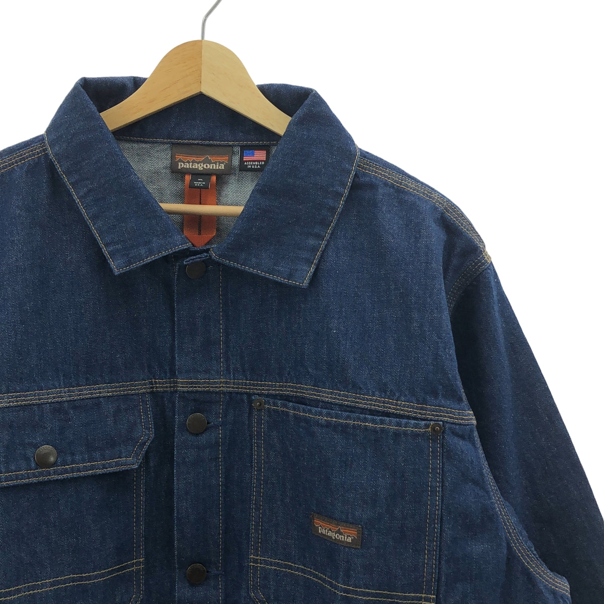 [狀況極佳] 巴塔哥尼亞 | 2019 春夏 | Steel Forge 牛仔外套 | XL 碼 | 靛藍 | 男款