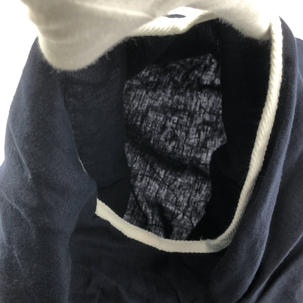 mina perhonen / ミナペルホネン | × 宗像堂 munakatadou / リネン パン バッグ | ネイビー/ホワイト | レディース