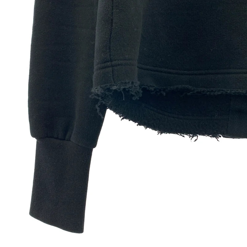 REGULATION Yohji Yamamoto / レギュレーションヨウジヤマモト | バックボタン カットオフ ハイネック スウェット トレーナー |