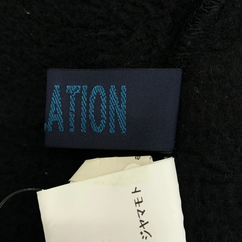 REGULATION Yohji Yamamoto / レギュレーションヨウジヤマモト | バックボタン カットオフ ハイネック スウェット トレーナー |