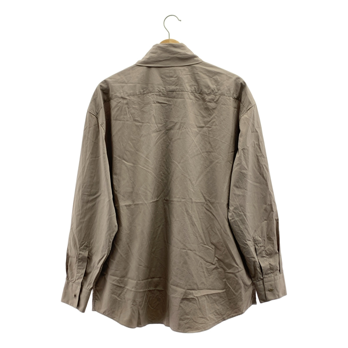 HERMES / 헤르메스 | 코튼 타이 컬러 세리에 버튼 오버 실루엣 셔츠 | 14 1/2 (37) | 남성