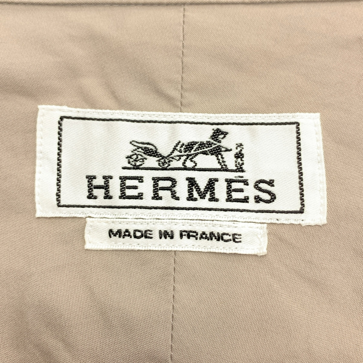 HERMES / 헤르메스 | 코튼 타이 컬러 세리에 버튼 오버 실루엣 셔츠 | 14 1/2 (37) | 남성