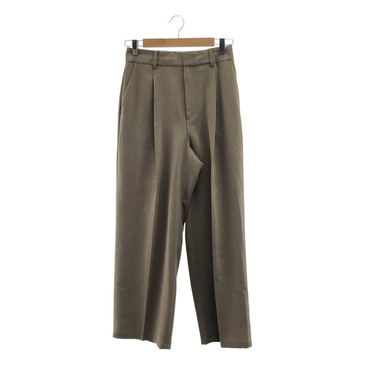 UNITED ARROWS 綠標休閒褲 | 2025SS | Airsical Tuck 寬褲 | 38 | 女款