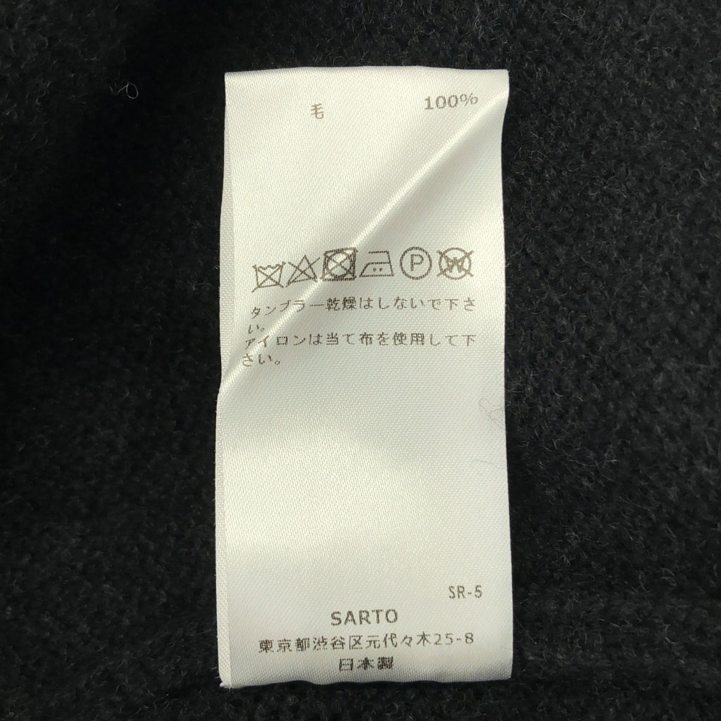 SARTO / Sarto | 重磅羊毛圓領針織衫（長袖）| 男士 | 中號