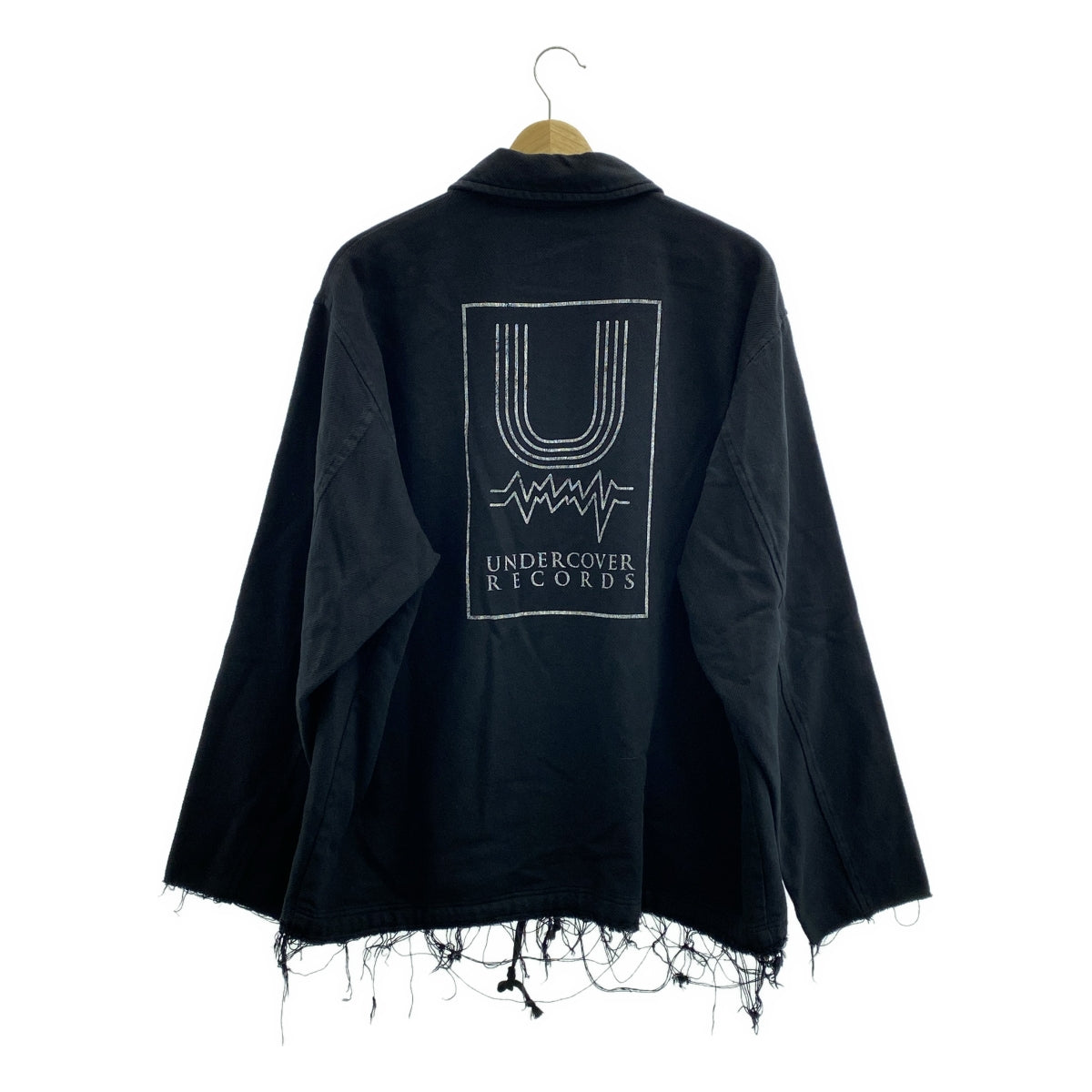 [近全新] UNDER COVER | 2025SS | COACH JKT UC RECORDS 教練夾克 | 尺寸 2 | 黑色 | 男款