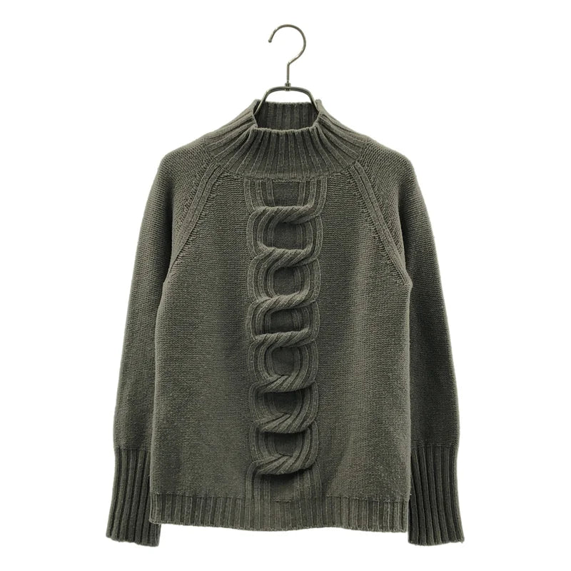 Max Mara / マックスマーラ | ウール カシミヤ ケーブル ハイネックニット | S | レディース