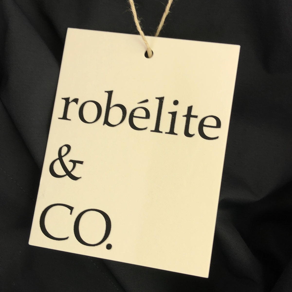 【美品】  robelite&CO. / ローベリイテアンドシーオー | Olmetex / ベルテッド ドレープ フーデッドコート | 36 | ネイビー | レディース