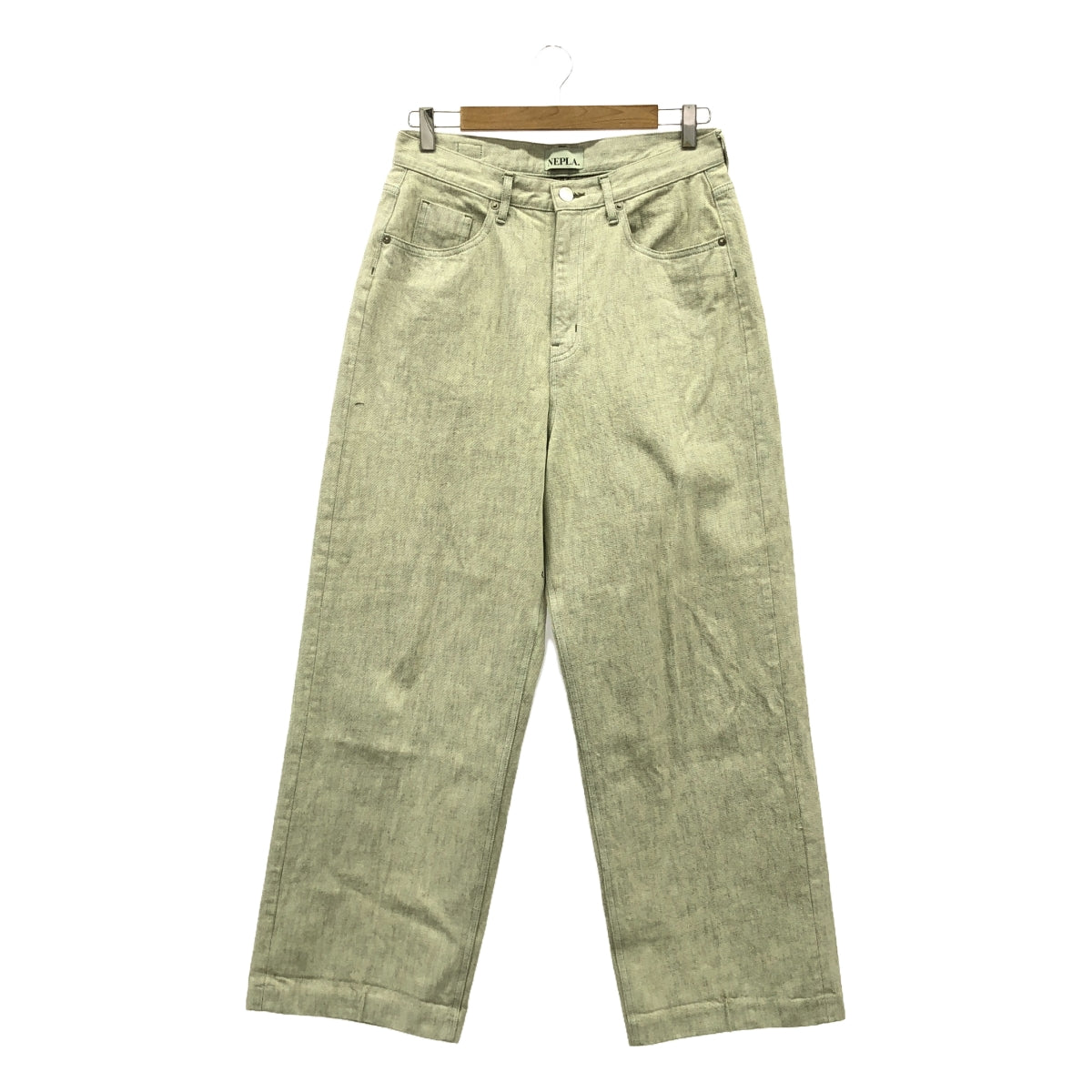 NEPLA. / 네프라 | 와이드 데님 팬츠 | 26 | 그린 | 여성