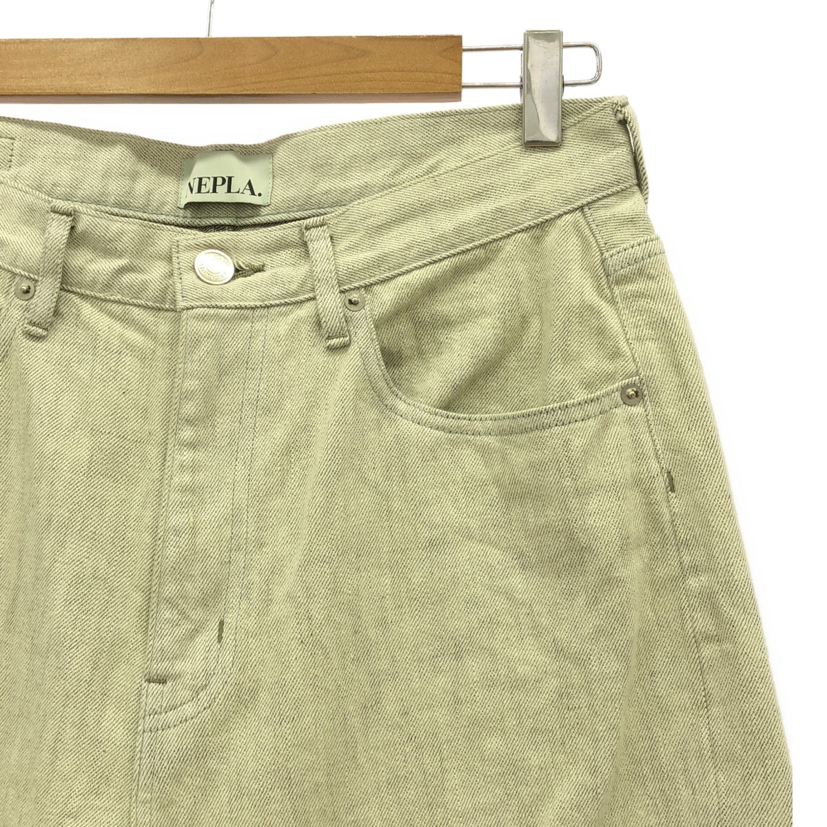 NEPLA. / 네프라 | 와이드 데님 팬츠 | 26 | 그린 | 여성