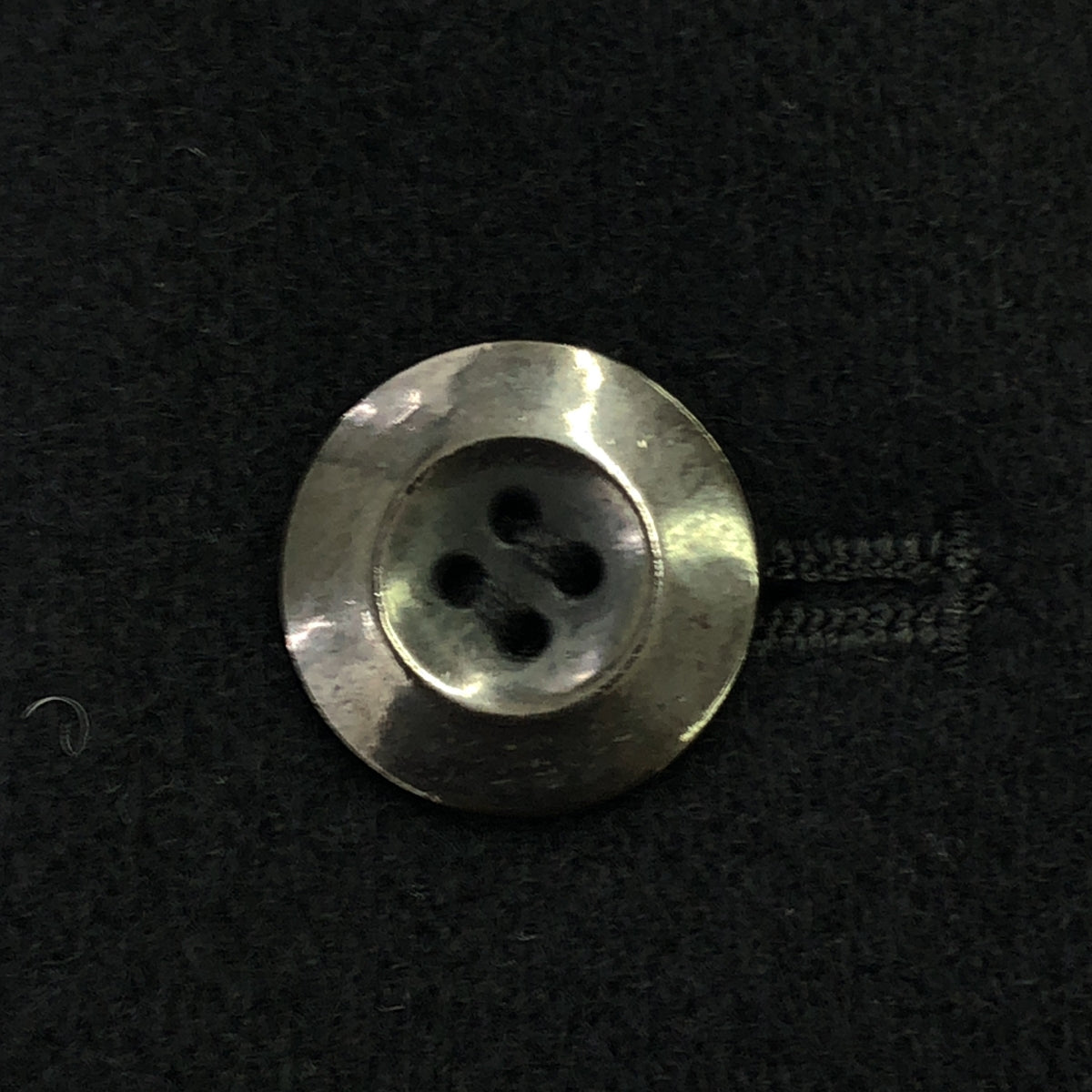 【美品】  KAZUYUKI KUMAGAI ATTACHMENT / カズユキクマガイアタッチメント | カシミヤ混ストレッチメルトン ロングコート | 2 | ブラック | メンズ