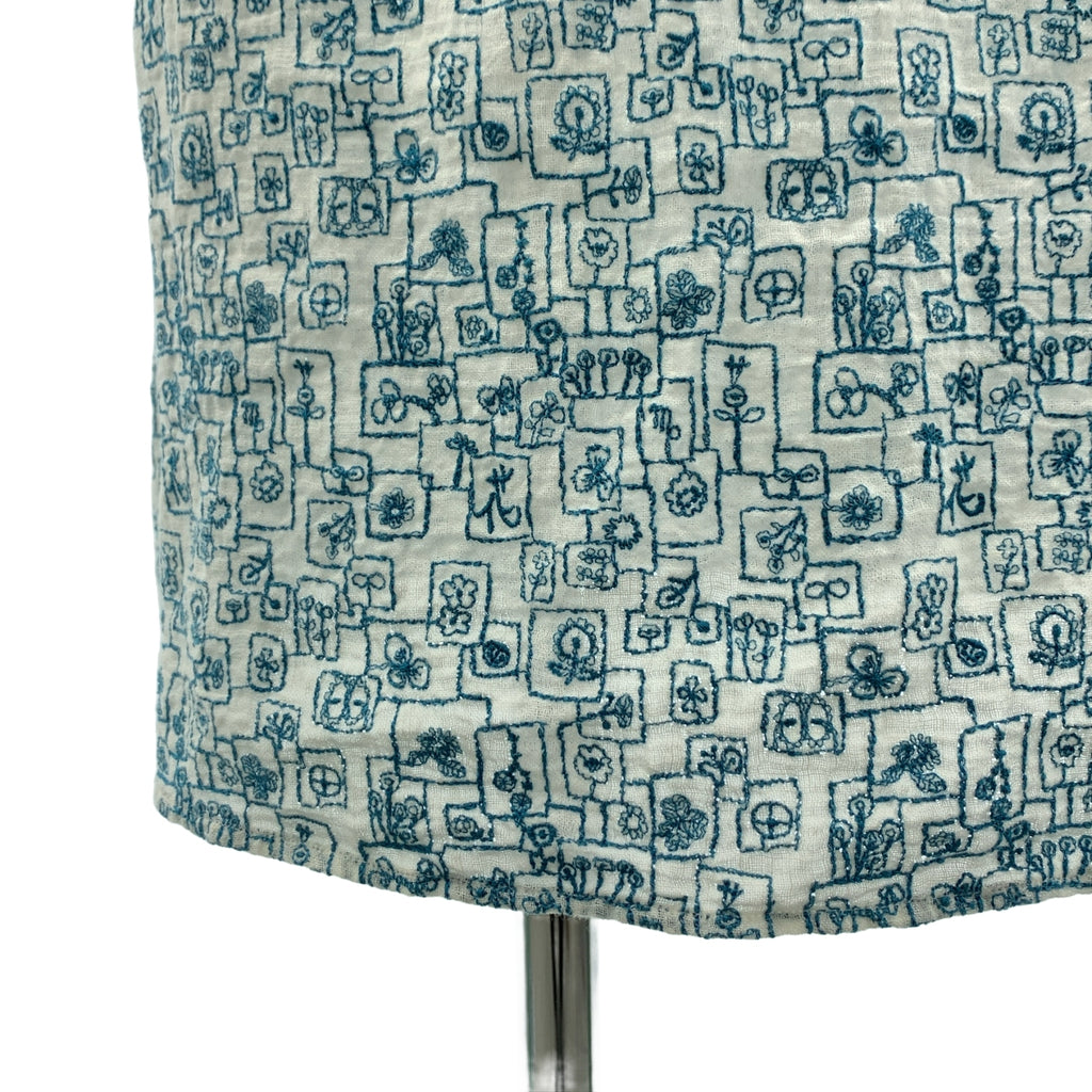 mina perhonen / 미나펠호넨 | obscure / 린넨 라운드 컬러 원피스 | 36 |