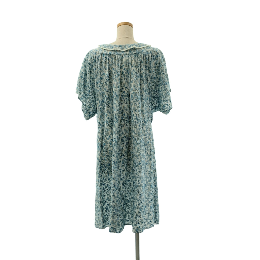 mina perhonen / 미나펠호넨 | obscure / 린넨 라운드 컬러 원피스 | 36 |