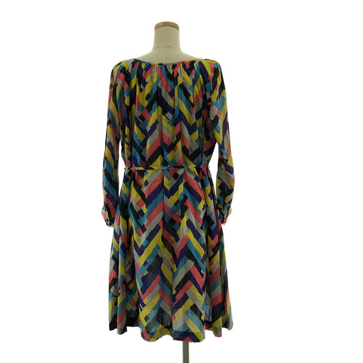 mina perhonen / ミナペルホネン | prism コットン 総柄 プルオーバー ワンピース | 36 | レディース