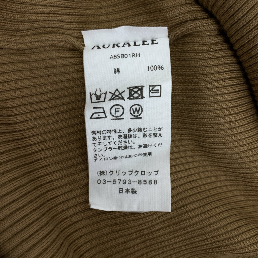 AURALEE / オーラリー | Ron Herman 別注 リブニット カットソー | 0 | レディース