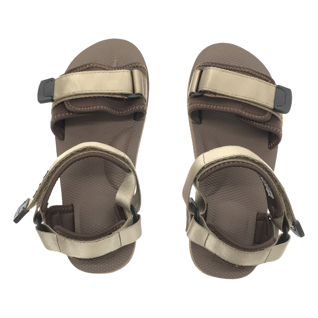 [品相良好] Suicoke |平底拉鍊涼鞋 |尺寸 23 |布朗 |女性的
