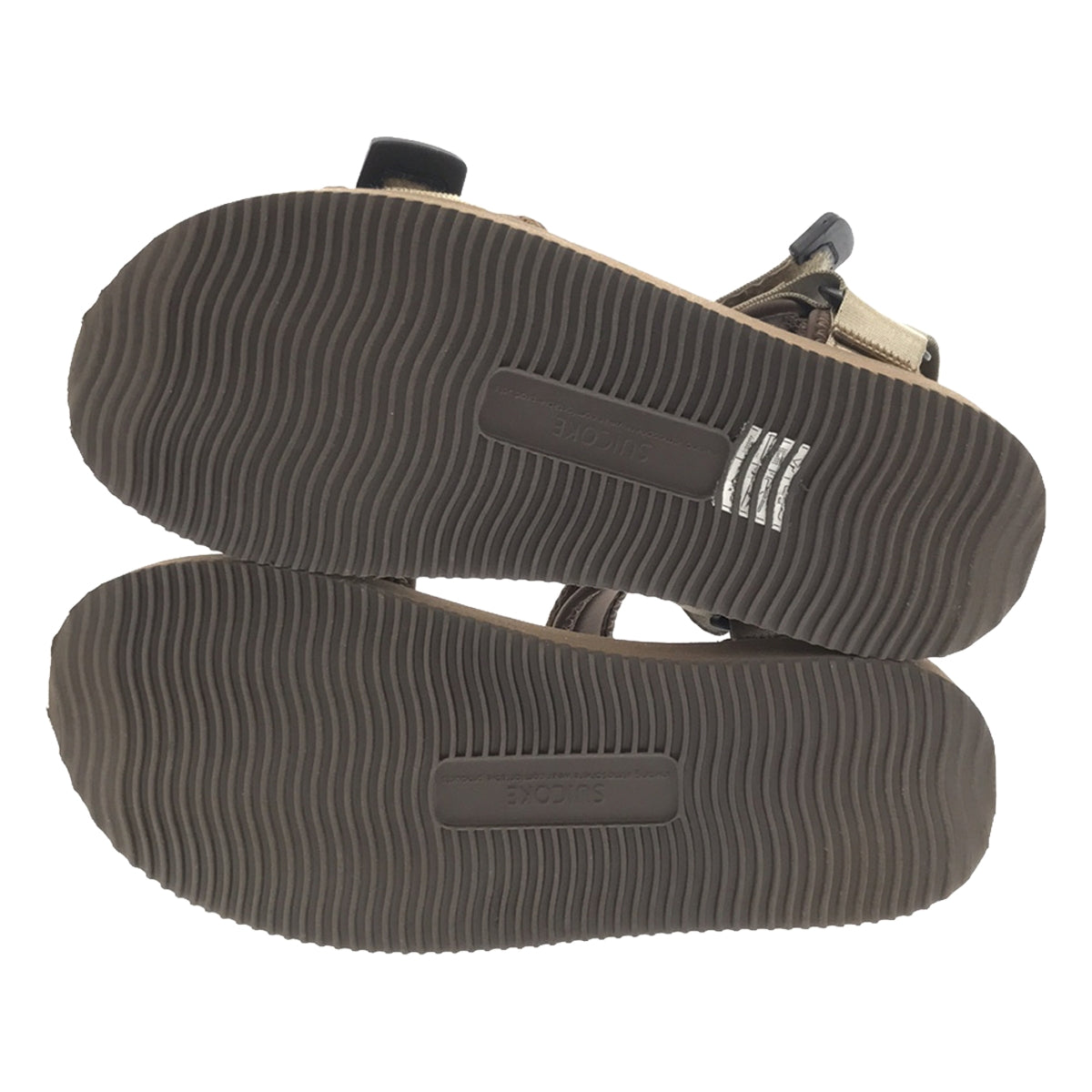 【미품】 Suicoke / 수이콕 | 플랫 Zip 샌들 | 23 | 브라운 | 여성