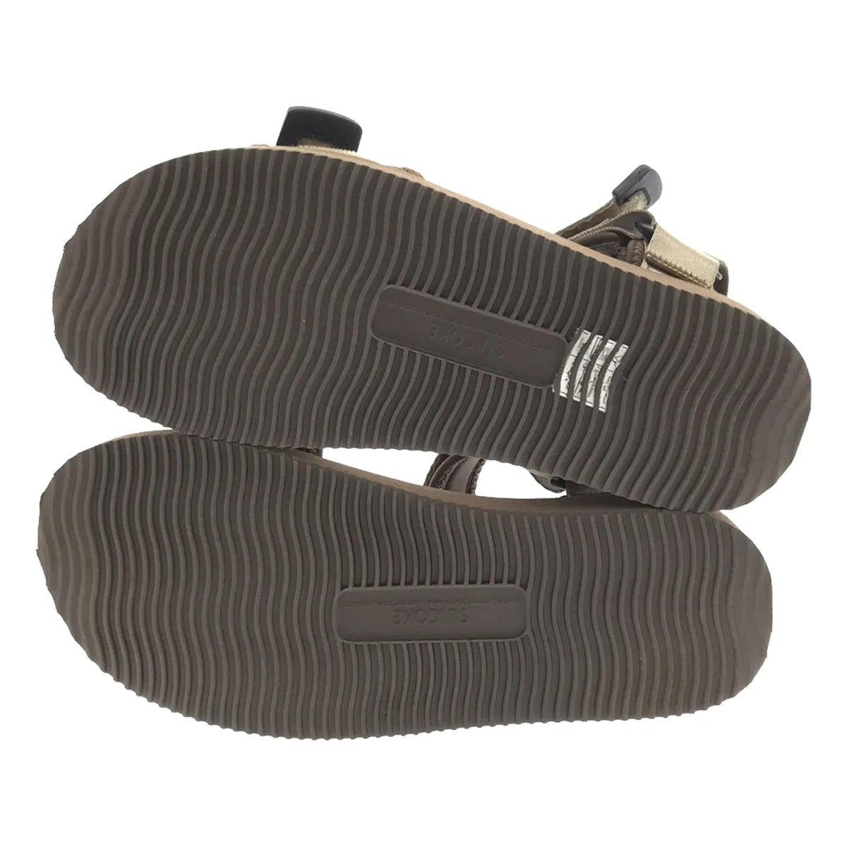 【미품】 Suicoke / 수이콕 | 플랫 Zip 샌들 | 23 | 브라운 | 여성