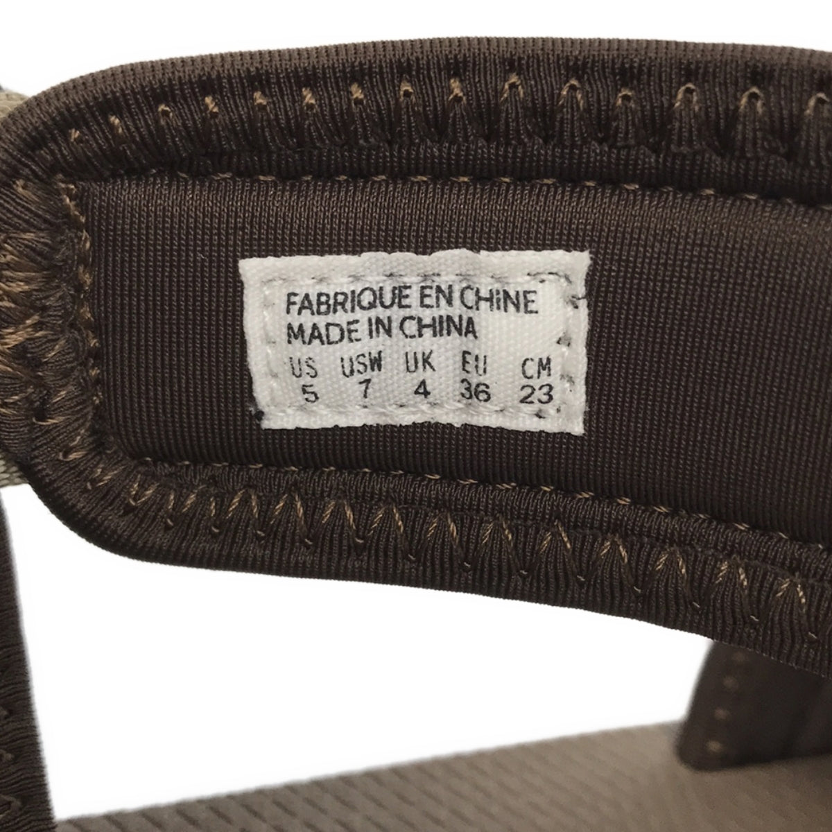 【美品】  Suicoke / スイコック | フラットジップサンダル | 23 | ブラウン | レディース