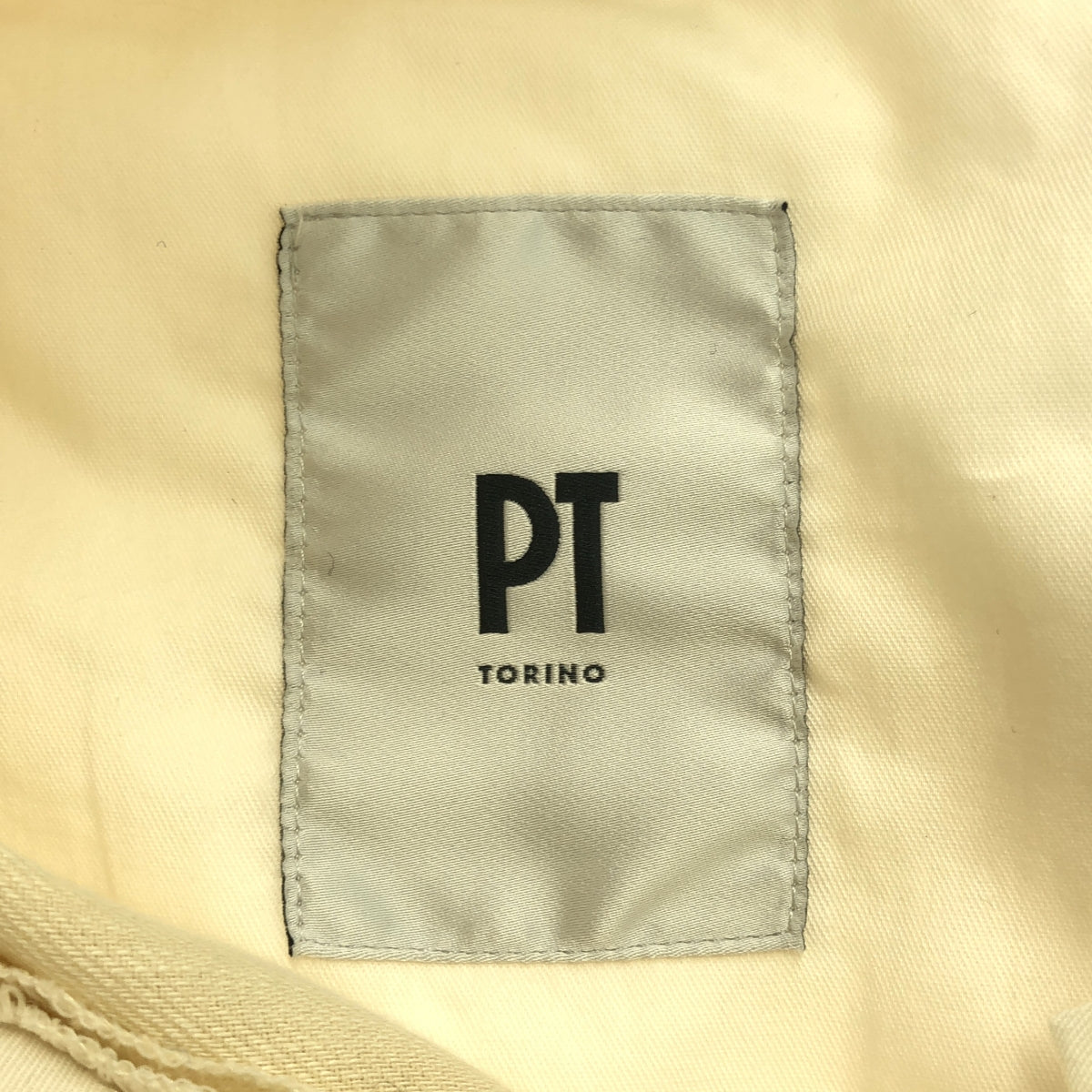 PT TORINO | SLIM FIT STRETCH / Cotton linen drawstring tuck pants | 48 | Men's