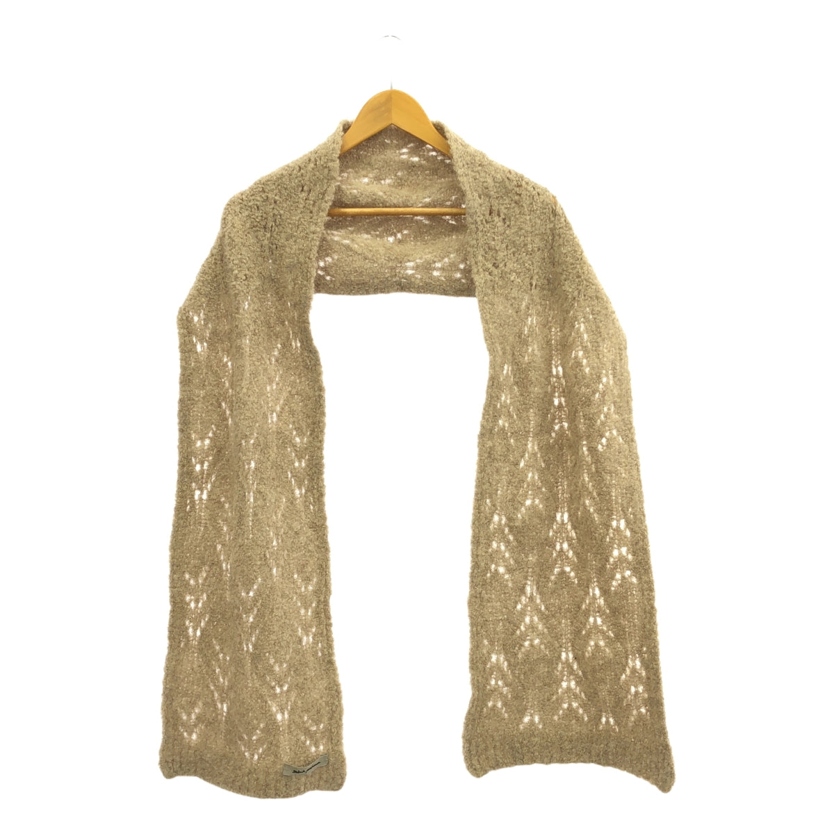 【美品】  mina perhonen / ミナペルホネン | 2024-25a/w | couche アルパカマフラー | F | ライトベージュ | レディース