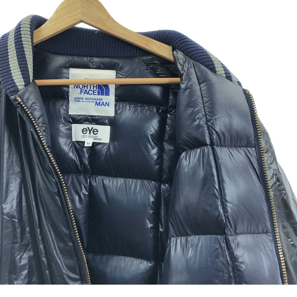 eye JUNYA WATANABE COMME des GARCONS MAN / アイジュンヤワタナベ マン | 2020AW | ×THE NORTH FACE ノースフェイス / ナイロン リップストップ ダウン ブルゾン | M | ネイビー / ブラック | メンズ