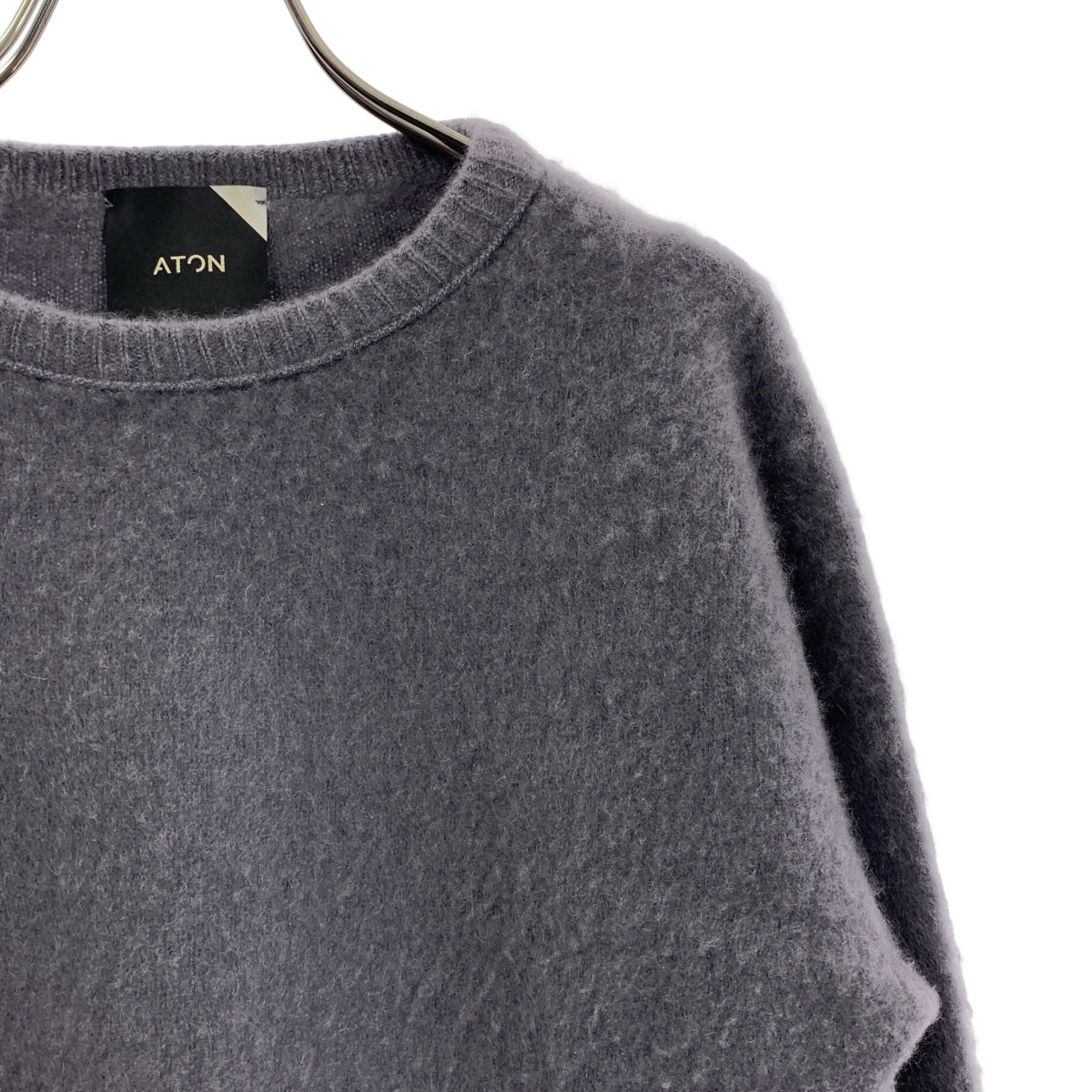 ATON エイトン /FUR CASHMERE CREWNECK SWEATER ATON（エイトン）FUR