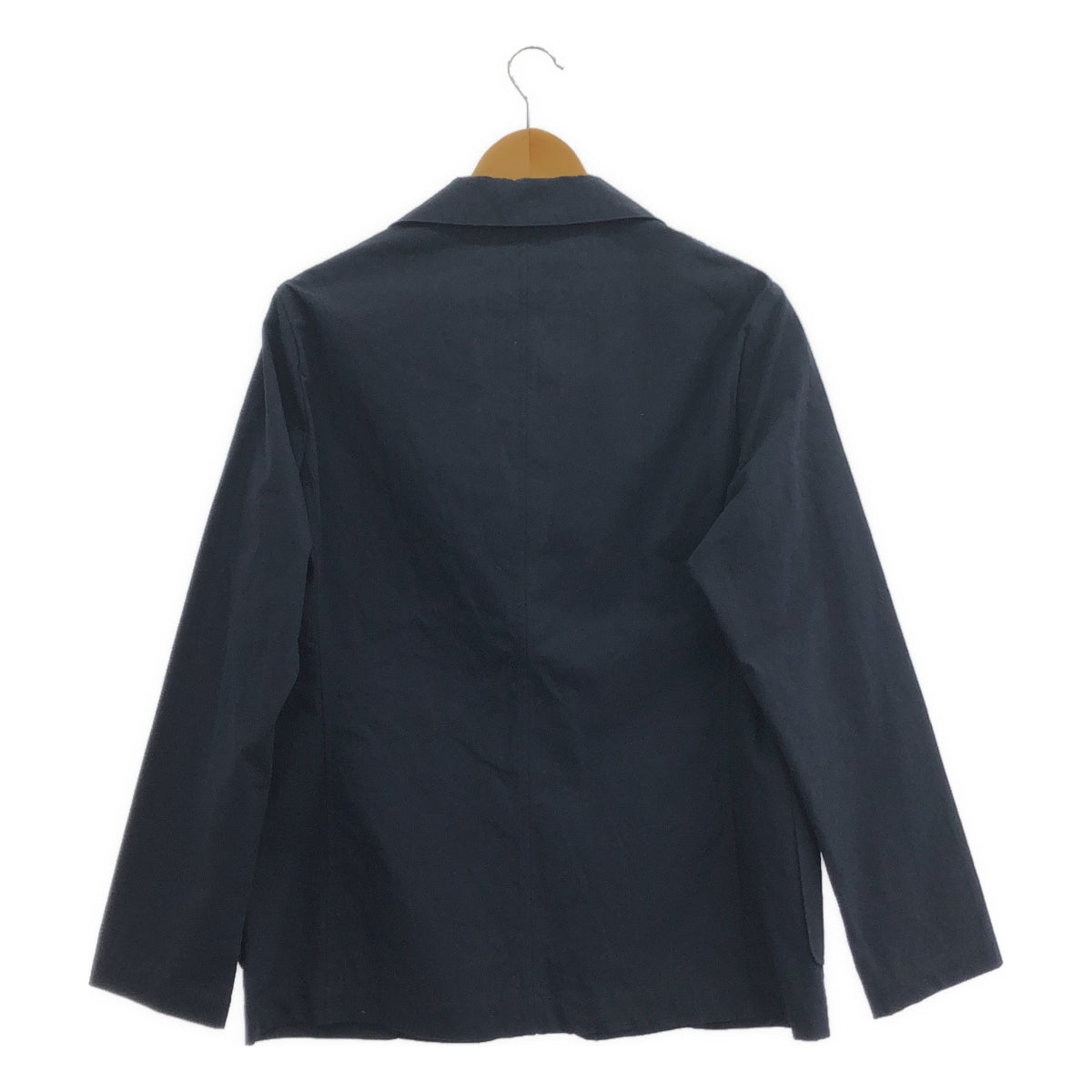 [狀況極佳] holk / Hawk | 棉質訂製外套 | 尺寸 1 | 海軍藍 | 女款