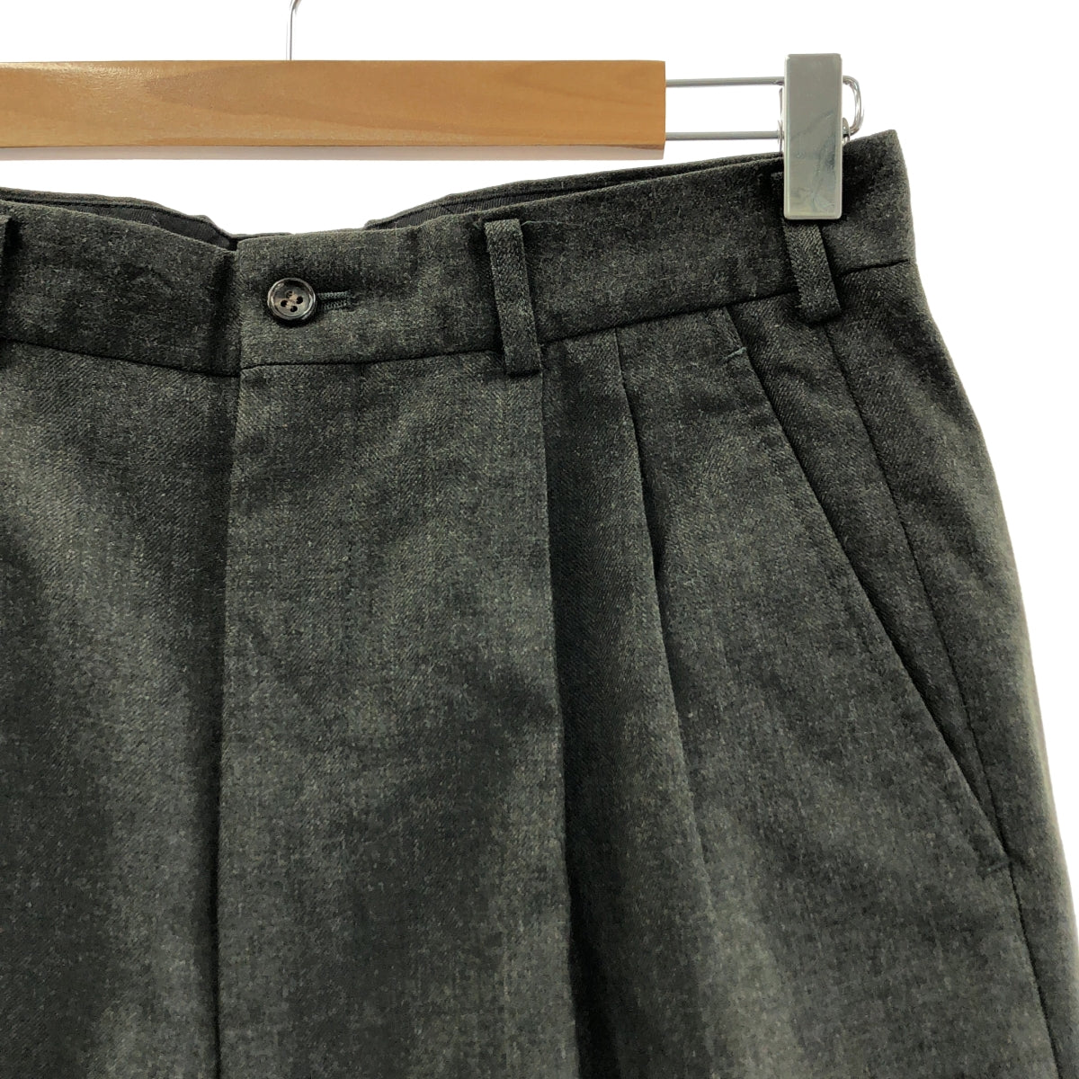 COMME des GARCONS HOMME / 콤데 갤슨 옴므 | 1989SS | 울 2 탁 슬랙스 | M |