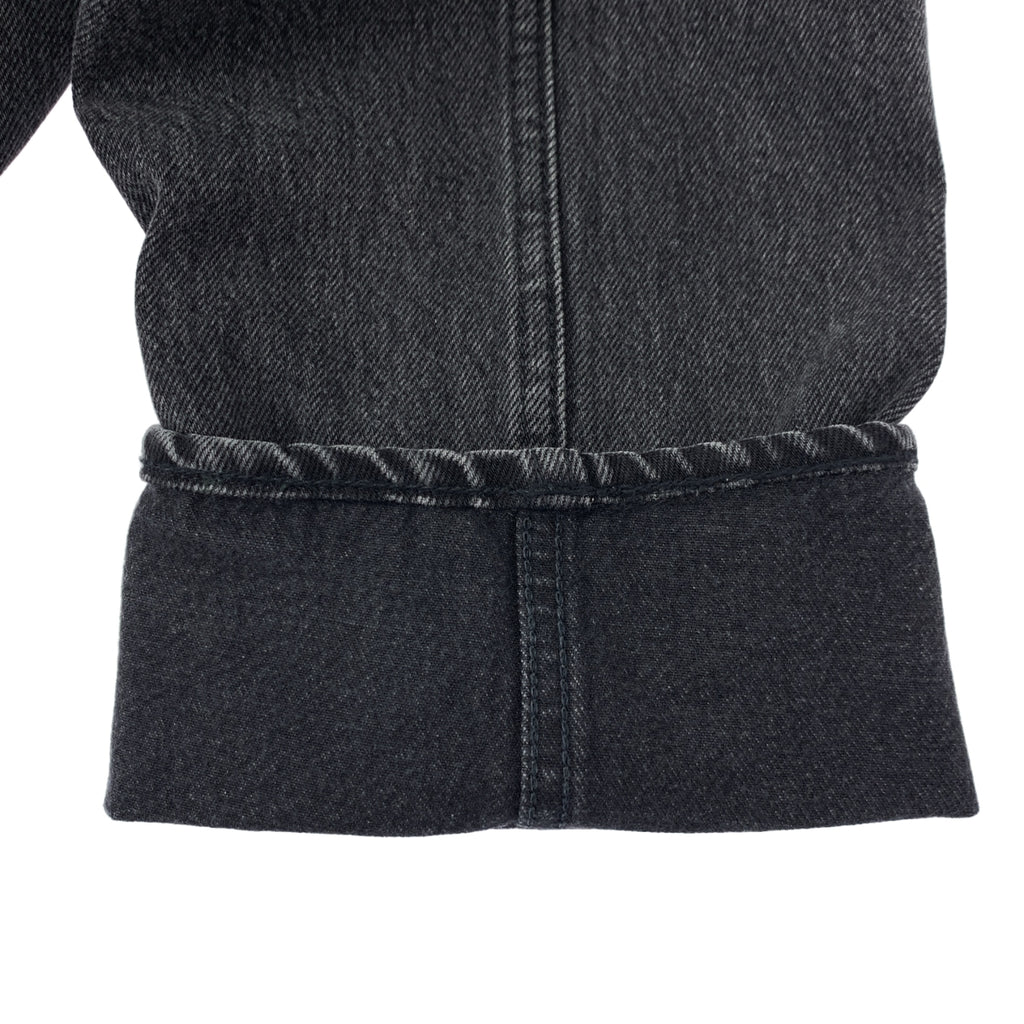 COMOLI | 黑色五口袋牛仔褲 | 1 | 男士