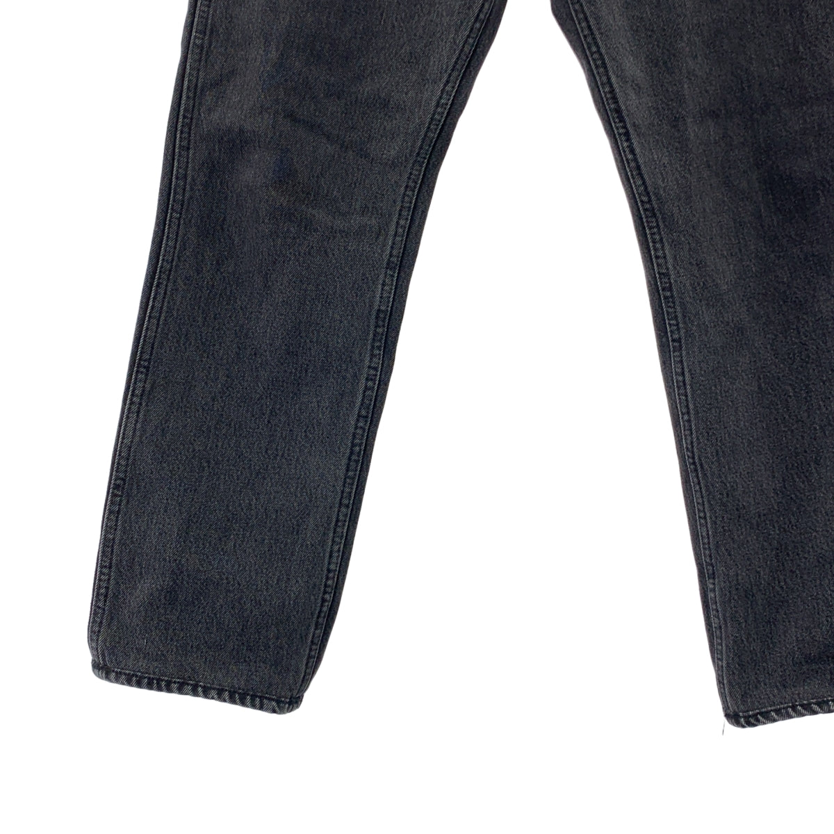 COMOLI | 黑色五口袋牛仔褲 | 1 | 男士