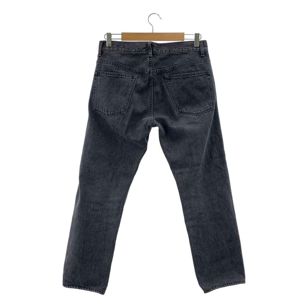 COMOLI | 黑色五口袋牛仔褲 | 1 | 男士