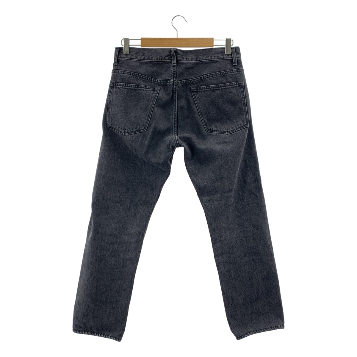 COMOLI | 黑色五口袋牛仔褲 | 1 | 男士