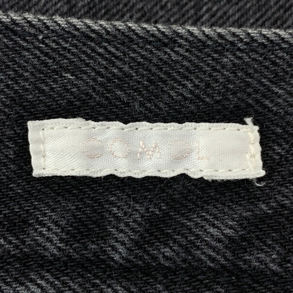 COMOLI | 黑色五口袋牛仔褲 | 1 | 男士