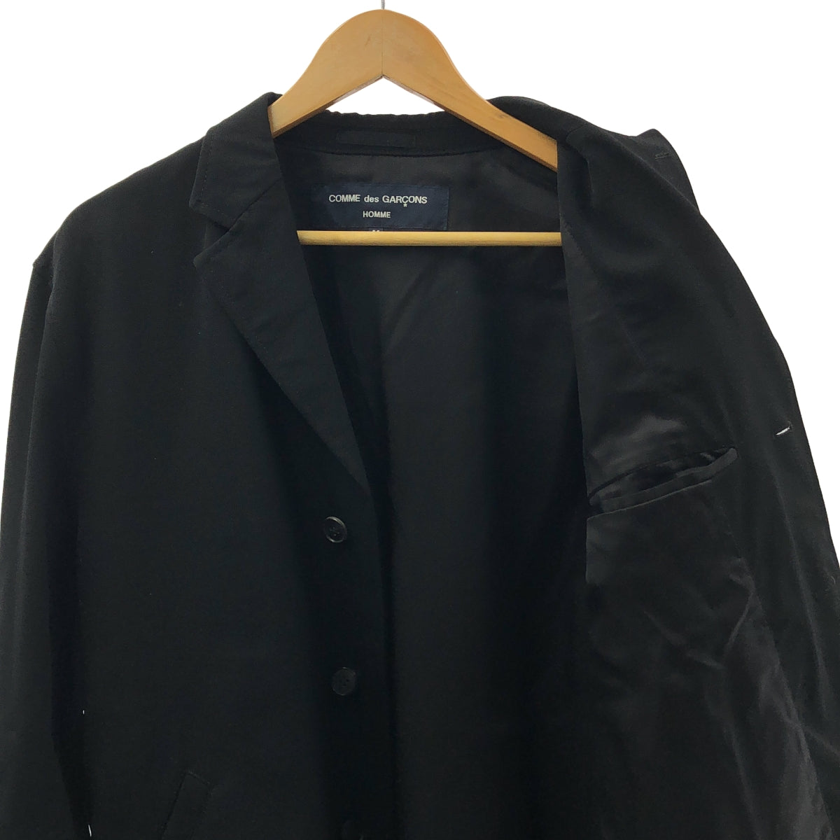 COMME des GARCONS HOMME / 콤데 갤슨 옴므 | 2021AW | 울 가바 3B 재킷 | M |