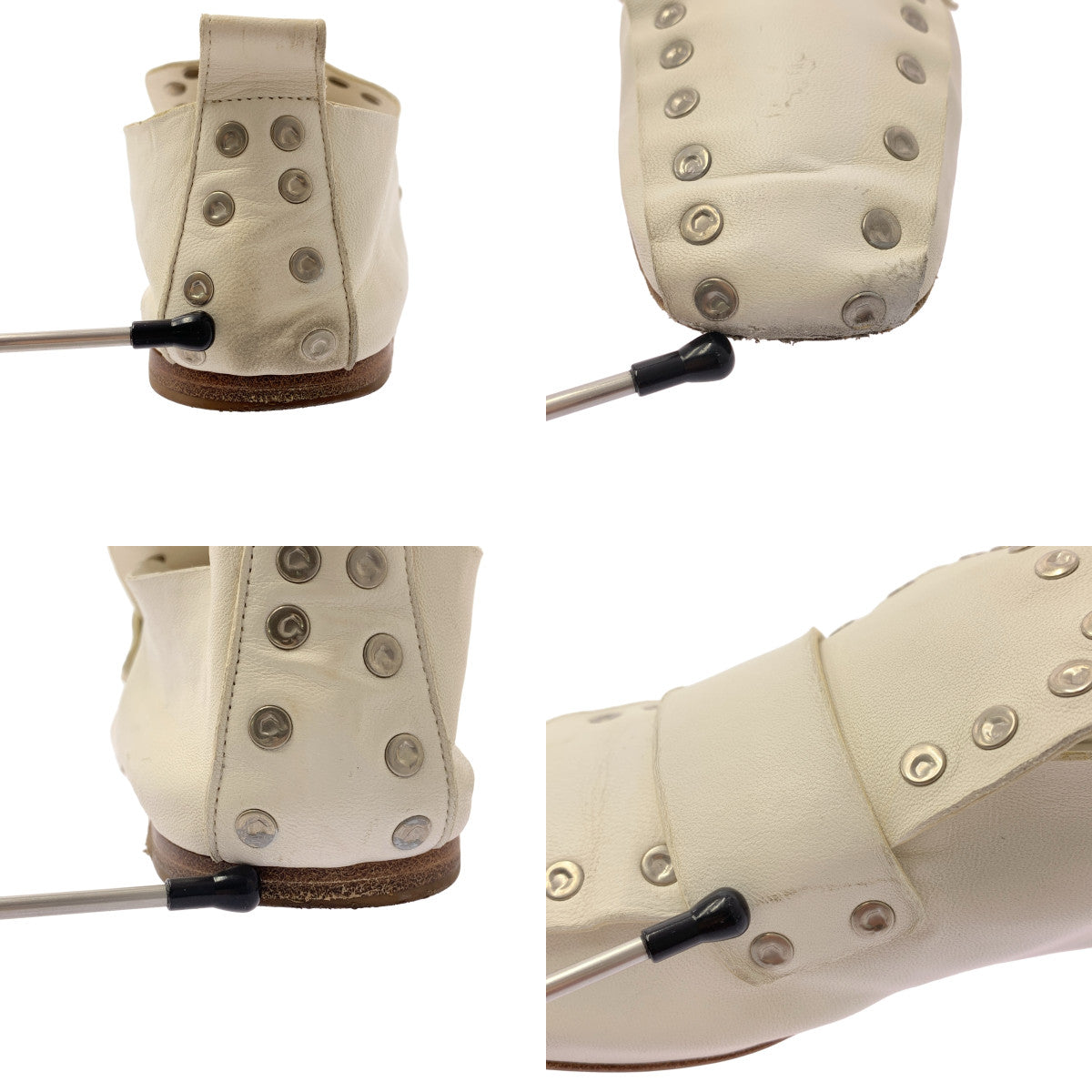 CELINE / セリーヌ | フィービー期 レザー リベットローファー | 35 | レディース