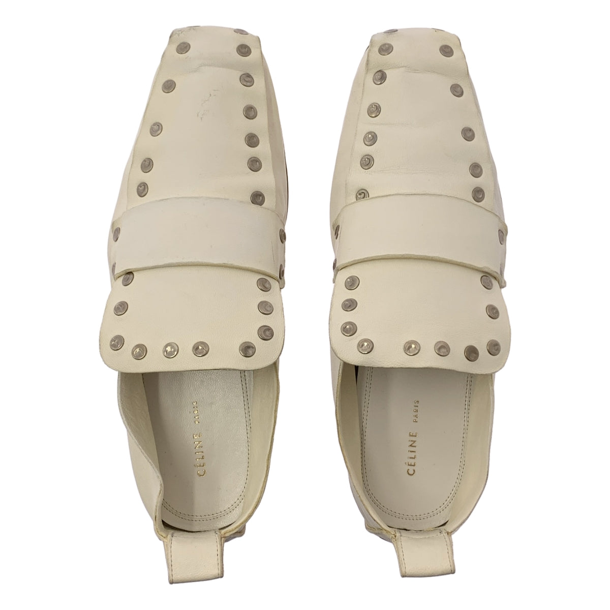 CELINE / セリーヌ | フィービー期 レザー リベットローファー | 35 | レディース