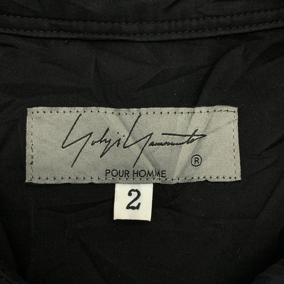 YOHJI YAMAMOTO POUR HOMME / ヨウジヤマモトプールオム | 2022SS | Z-BIG定番シワ加工 シャツ | 2 | メンズ