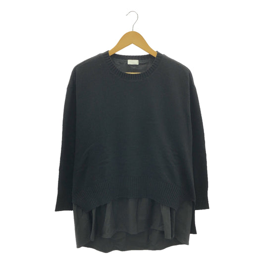 sono / sono | Layered pullover knit | 1 | Black | Women's