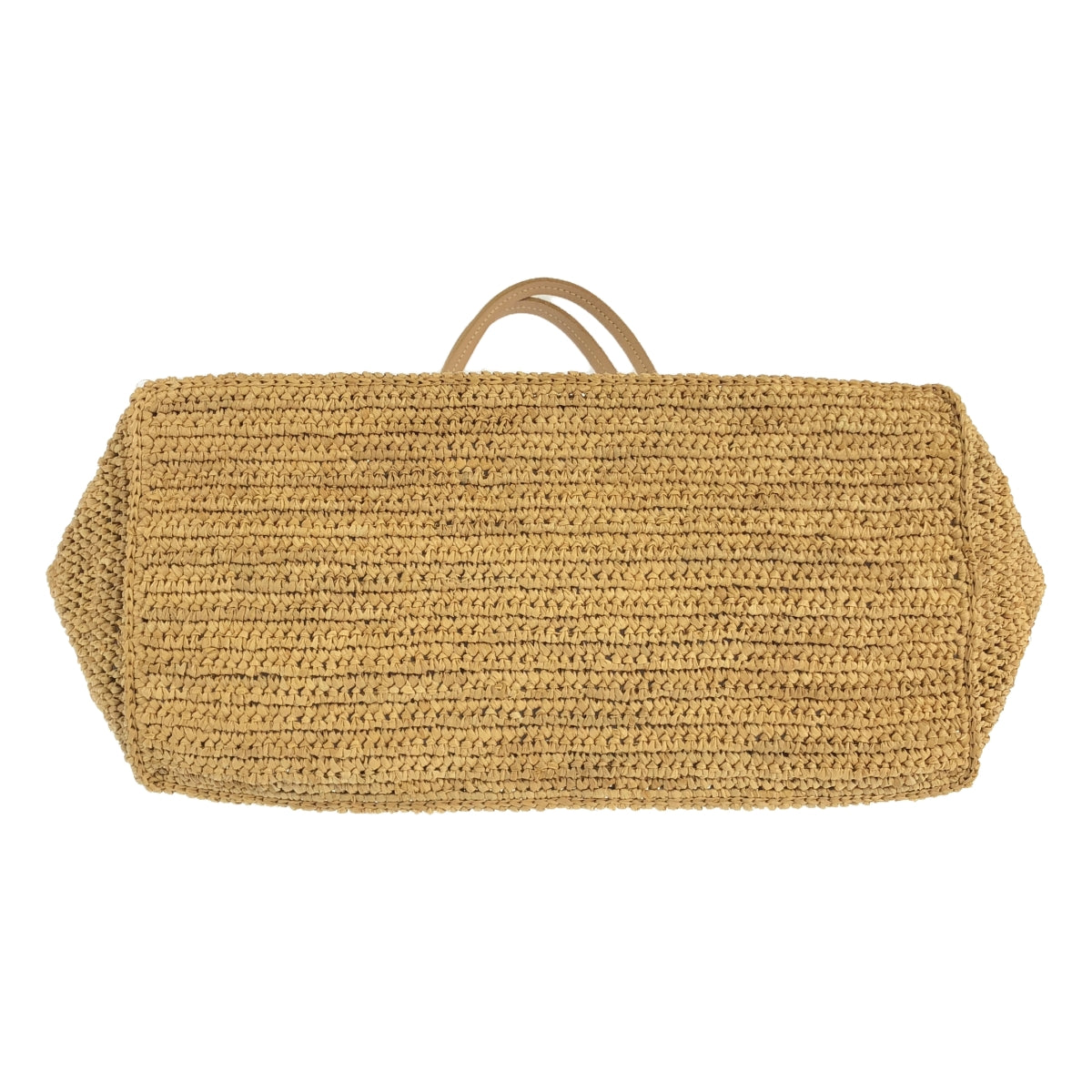 Sans Arcidet | Raffia leather handle tote bag |